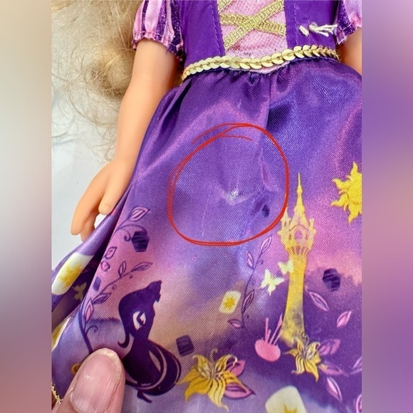 Disney Princess Dolls Belle 16” and Rapunzel 14” Toys - Picture 2 of 7